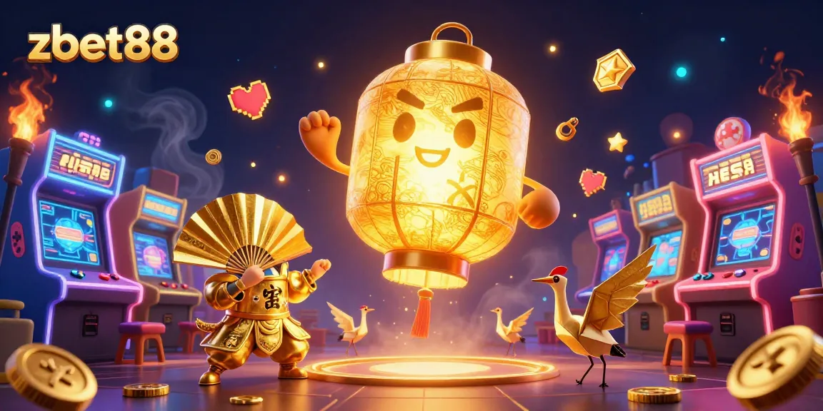 Experience the magic of zbet88 with vibrant games, golden lanterns, and thrilling casino action.