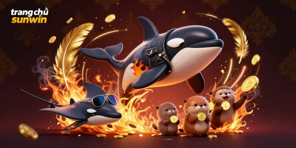 Engage with the dynamic gameplay on trang chủ sunwin featuring vibrant sea creatures and gold.